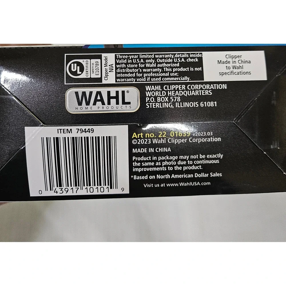 Wahl Sure Cut Easy to Use Haircutting‎ Kit Clipper 79449 NEW